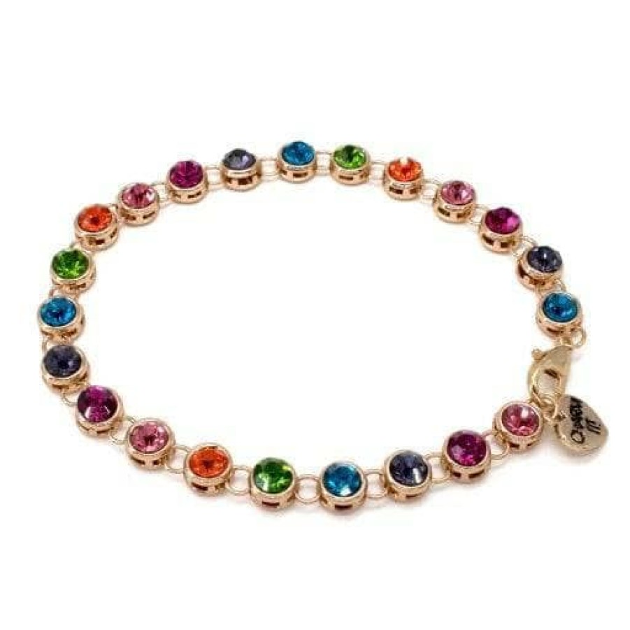 Accessories * | Lola + The Boys Rhinestone Bracelet