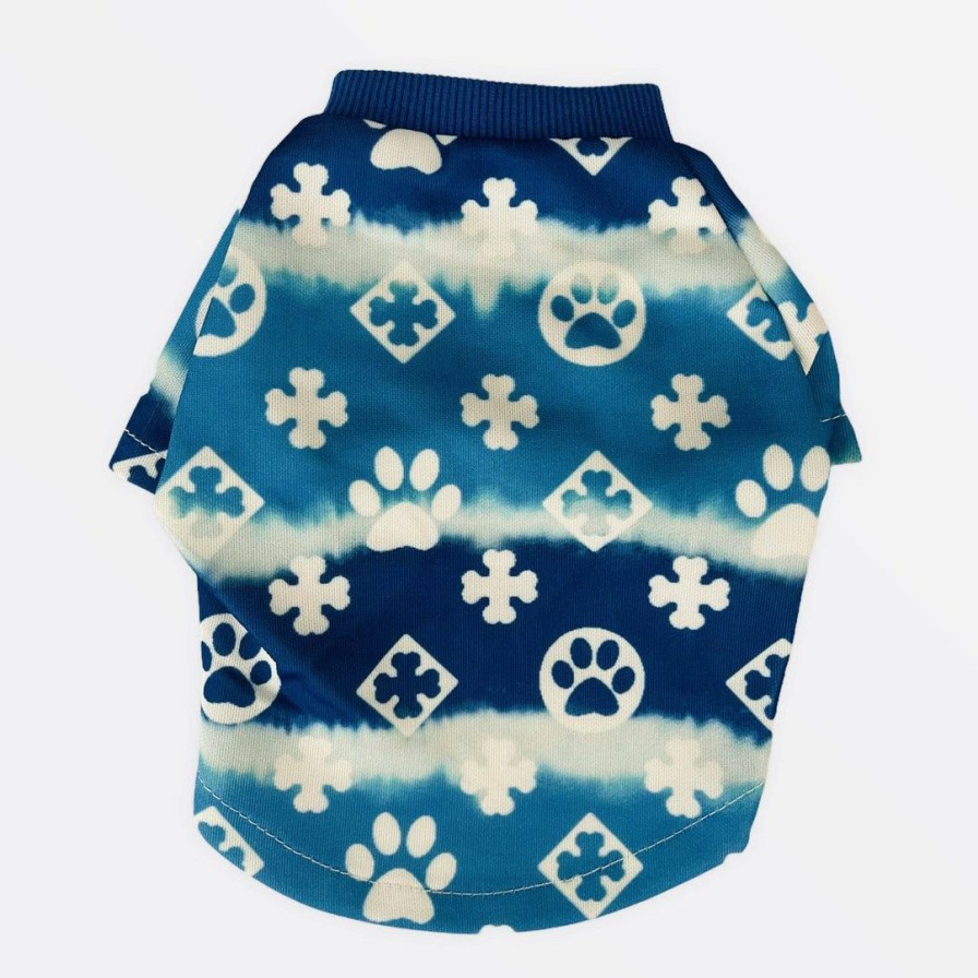 Lola + The Pups * | Lola + The Boys Chewy Vuitton Tie Dye Puppy Pullover