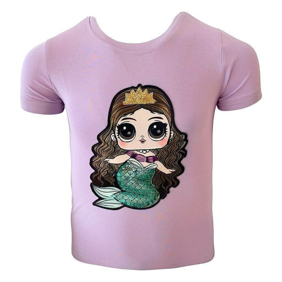 Girls * | Lola & The Boys Girls Sequin Doll T-Shirt