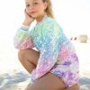 Girls * | Lola + The Boys Icy Ombre Sequin Jacket Multi