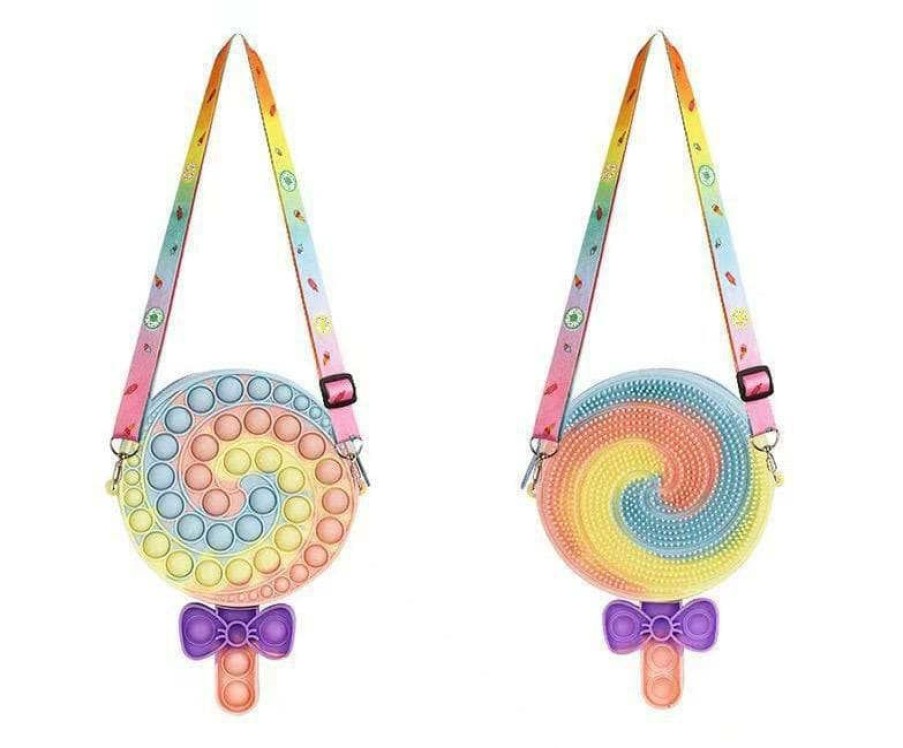 Accessories * | Lola + The Boys Handbags Pastel Lollipop Fidget Crossbody