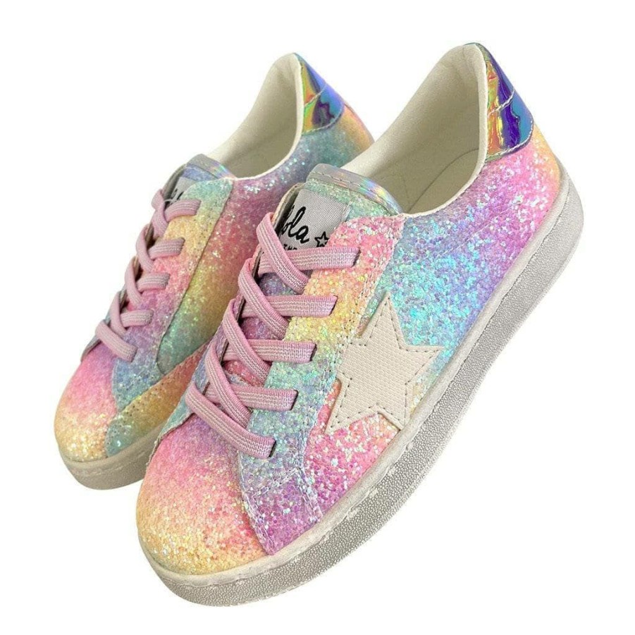 Girls * | Lola + The Boys Ombre Glitter Star Sneaker