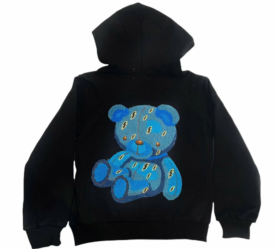 Girls * | Lola + The Boys Stitch A Bear Hoodie Girls