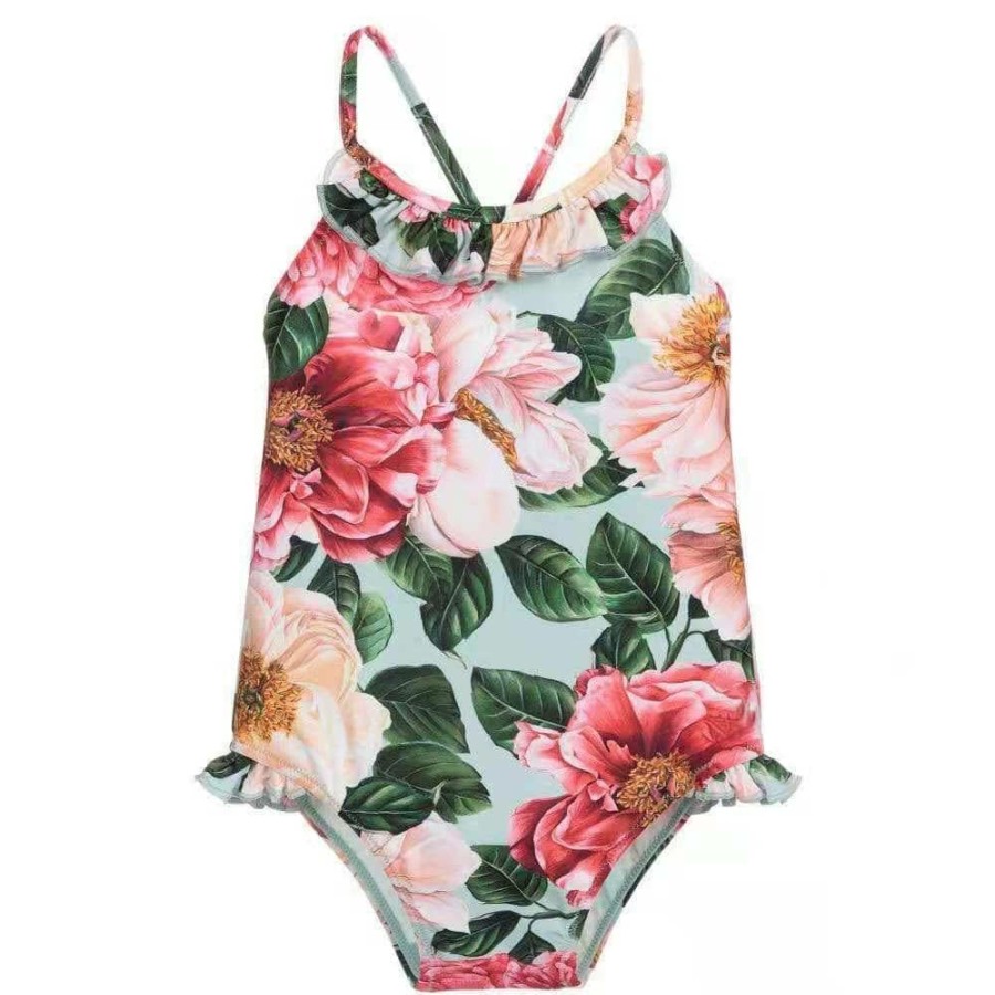 Girls * | Lola + The Boys Girls Floral Dream Swimsuit