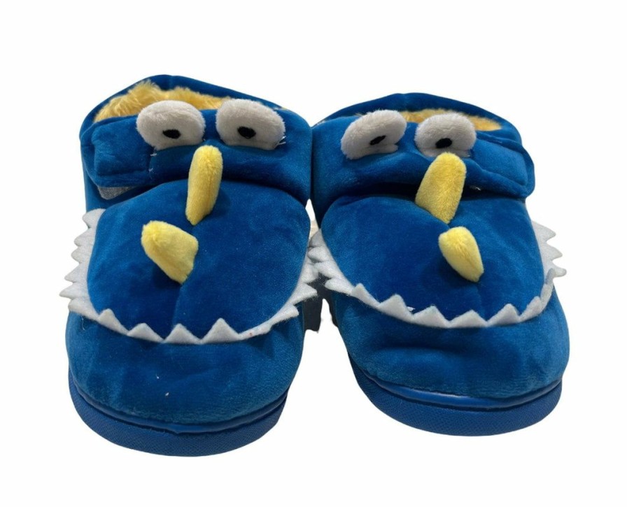 Girls * | Lola + The Boys Blue Alligator Slippers