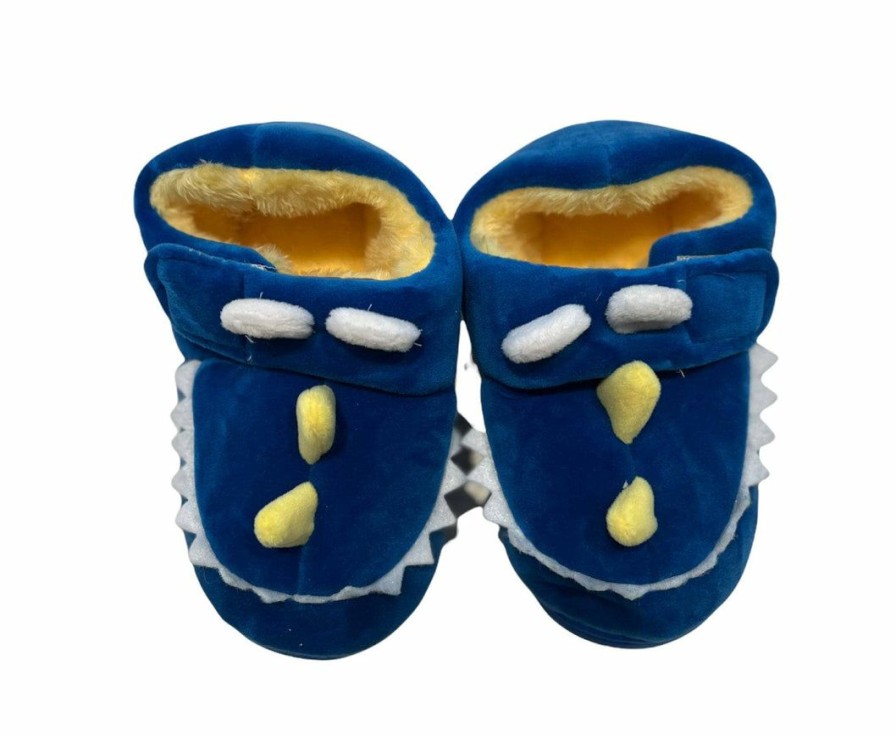 Girls * | Lola + The Boys Blue Alligator Slippers