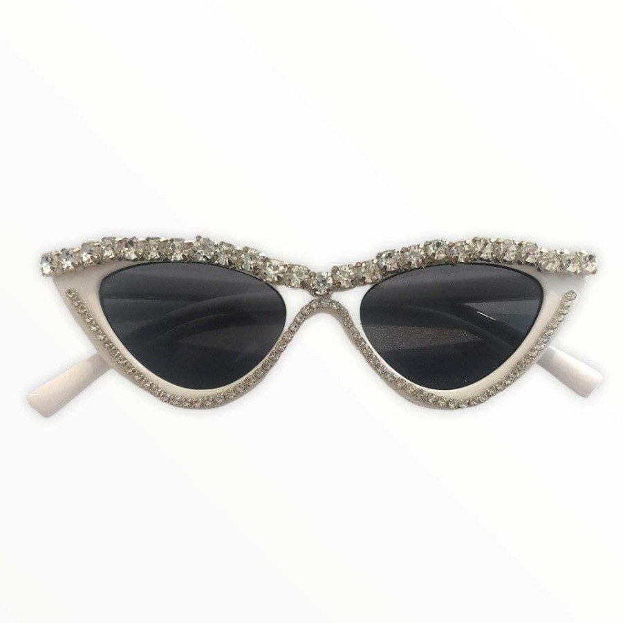 Accessories * | Lola + The Boys Crystal Wing Sunglasses Girls