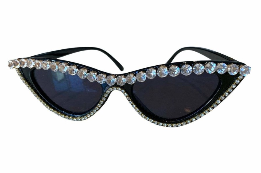 Accessories * | Lola + The Boys Crystal Wing Sunglasses Girls