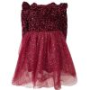 Girls * | Lola + The Boys Burgundy Sequin Dress Girls