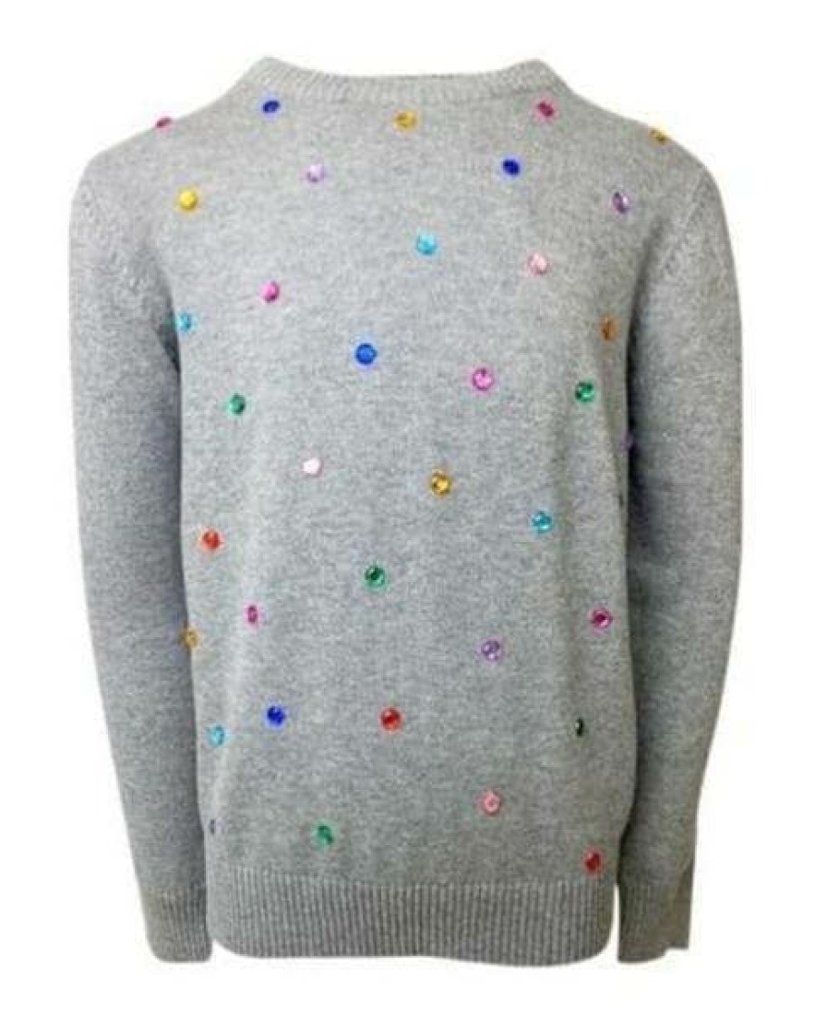 Girls * | Lola + The Boys Girls Infinity Stone Sweater