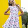 Girls * | Lola + The Boys Unicorn & Rainbows Dress