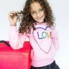 Girls * | Lola + The Boys Light Bright Love Sweatshirt