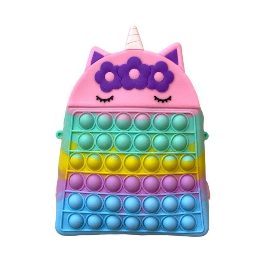 Accessories * | Lola + The Boys Daisy Unicorn Fidget Mini Backpack New Arrivals