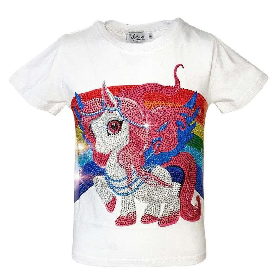 Girls * | Lola + The Boys My Little Unicorn T Shirt