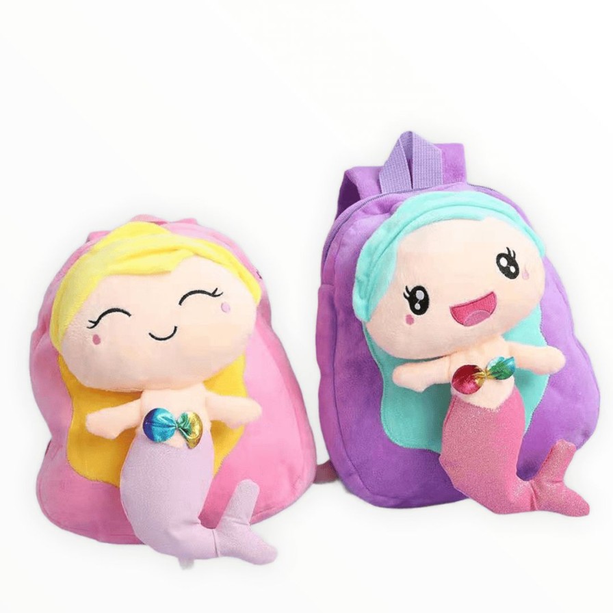 Accessories * | Lola + The Boys Mermaid 3D Backpack Girls