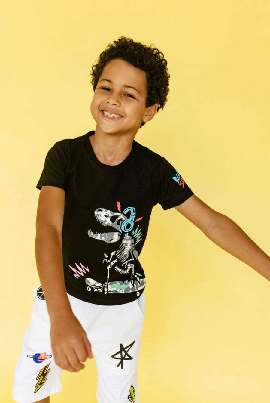 Boys * | Lola + The Boys Jammin' Dino Tee