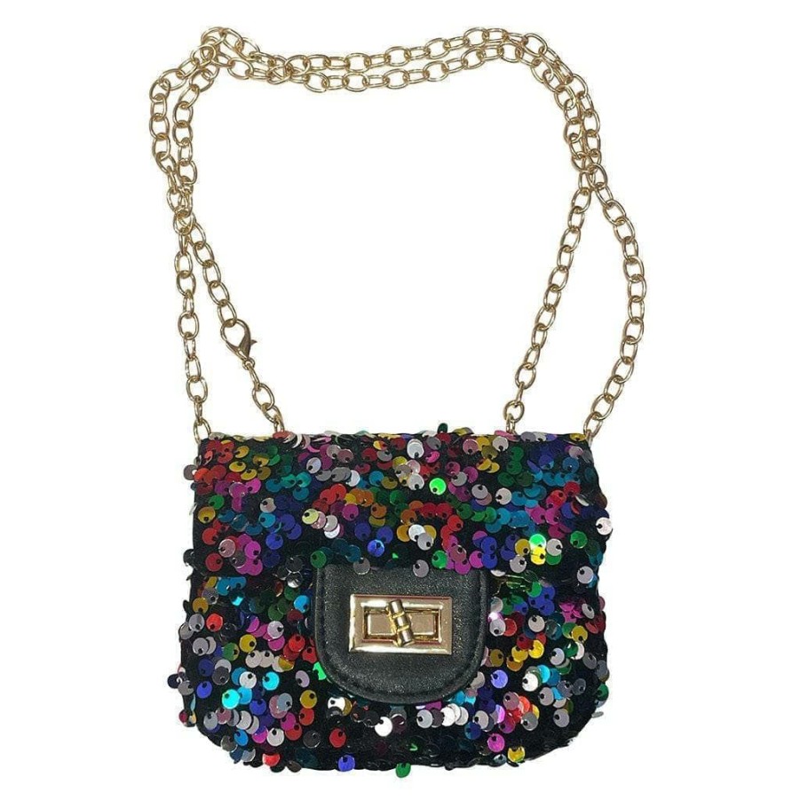 Accessories * | Lola + The Boys Girls Mini Coco Sequin Purse