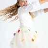 Girls * | Lola & The Boys Rainbow Daisy Puff Tutu New Arrivals