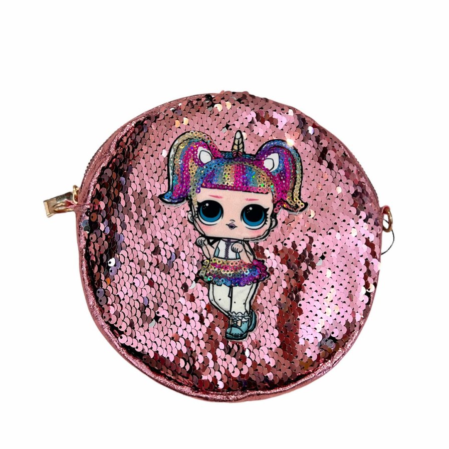 Accessories * | Lola + The Boys Unicorn Sequin Doll Crossbody