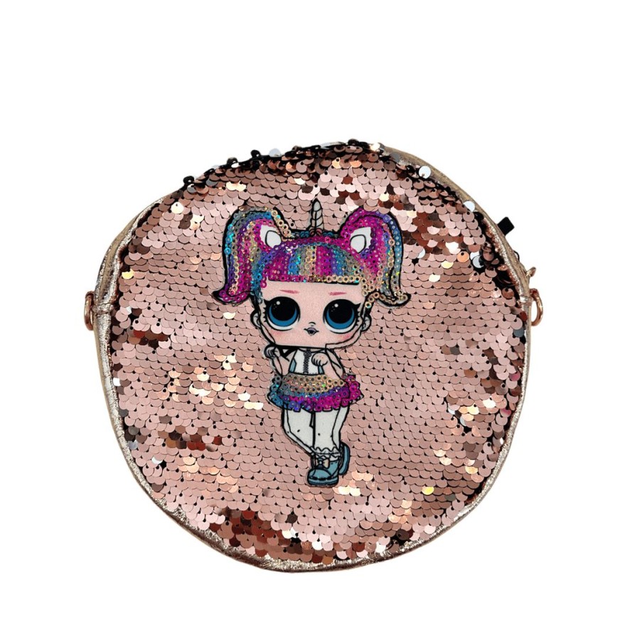 Accessories * | Lola + The Boys Unicorn Sequin Doll Crossbody