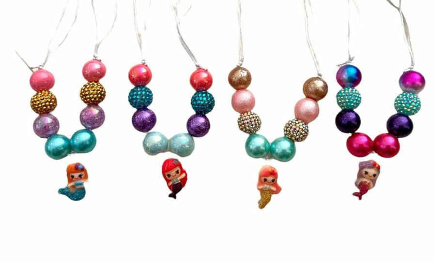 Accessories * | Lola + The Boys New Arrivals Mermaid Gumball Necklaces