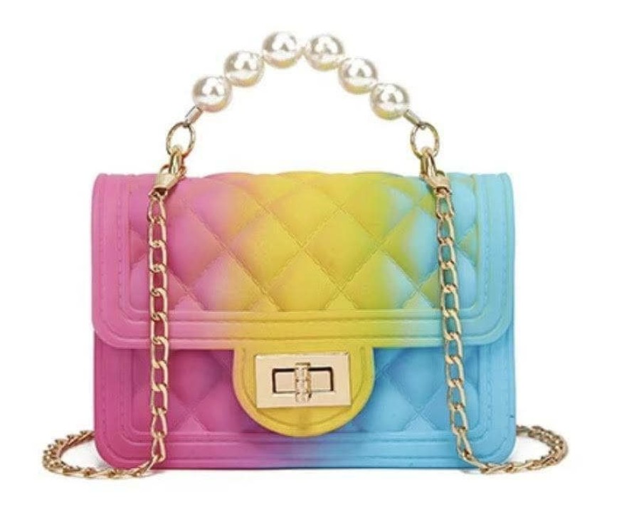 Accessories * | Lola + The Boys Girls Mini Tie Dye Coco & Pearls Purse