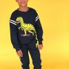 Boys * | Lola & The Boys T-Rex Varsity Set