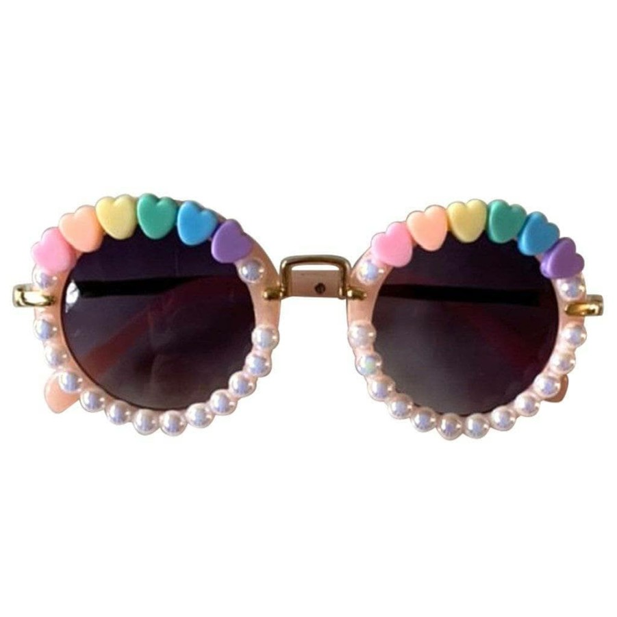 Accessories * | Lola + The Boys Beaded Pearl Sunglasses