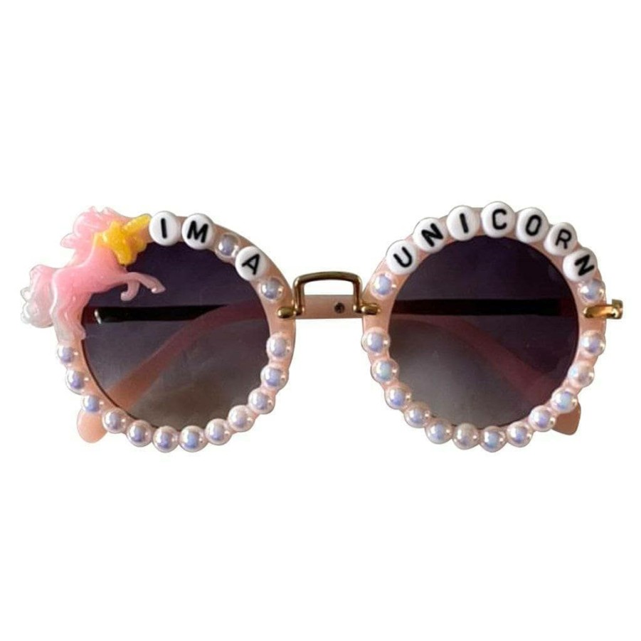 Accessories * | Lola + The Boys Beaded Pearl Sunglasses