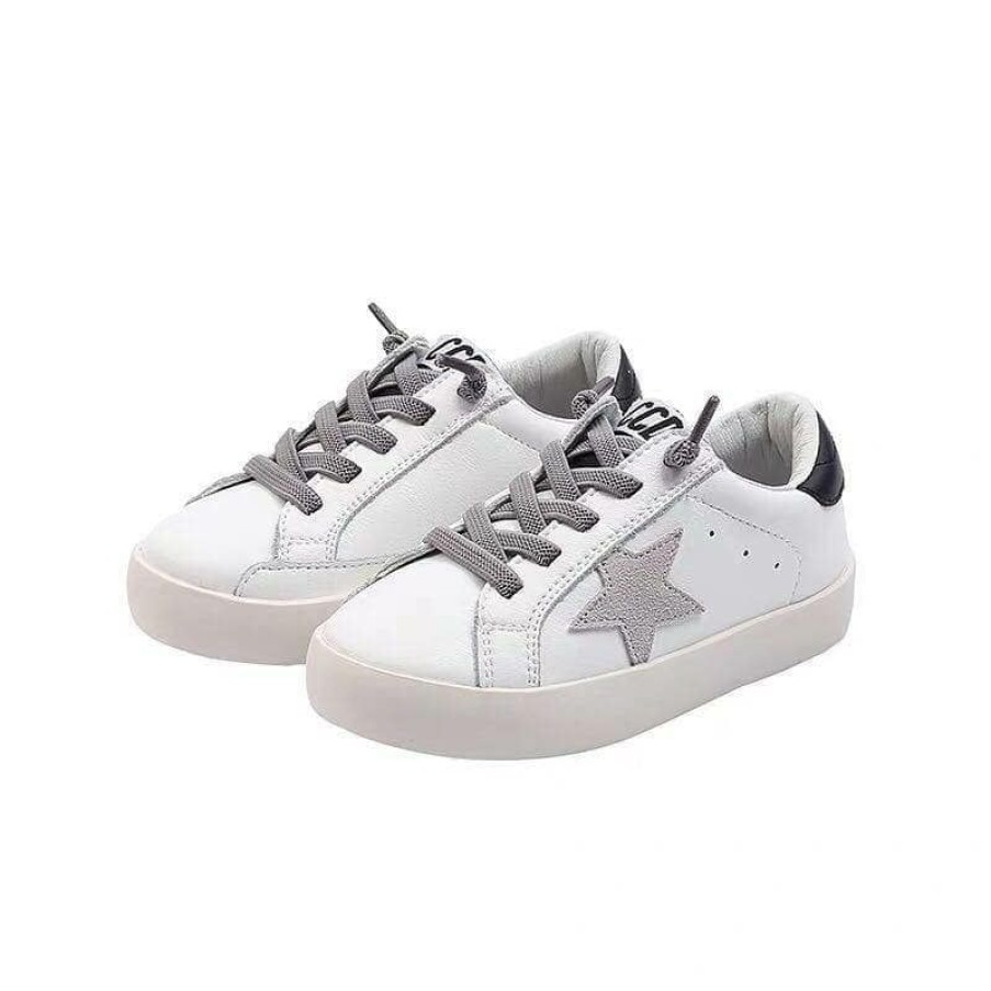 Girls * | Lola And The Boys Black Starboy Sneakers