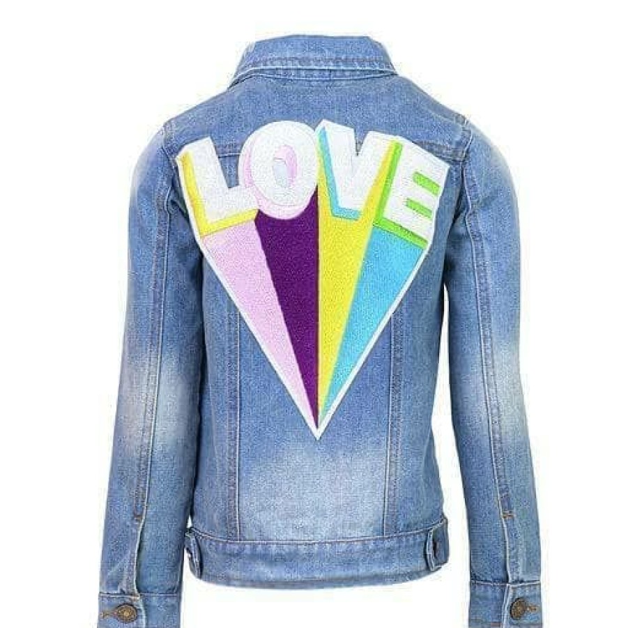 Girls * | Lola + The Boys Rainbow Love Denim