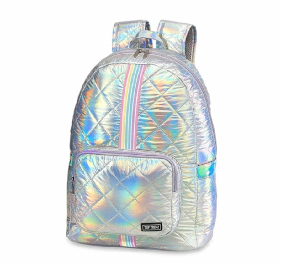 Accessories * | Lola + The Boys Hologram Backpack