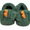 Girls * | Lola + The Boys New Arrivals Green Dino Slippers