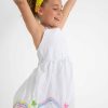 Girls * | Lola + The Boys Summer Pop Dress White